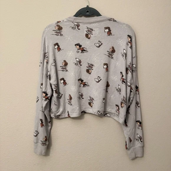 AE American Eagle lounge peanuts snoopy sweater - Picture 9 of 9
